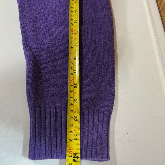 Polo Ralph Lauren Purple XL Turtleneck Sweater With Three Buttons - Picture 10 of 13